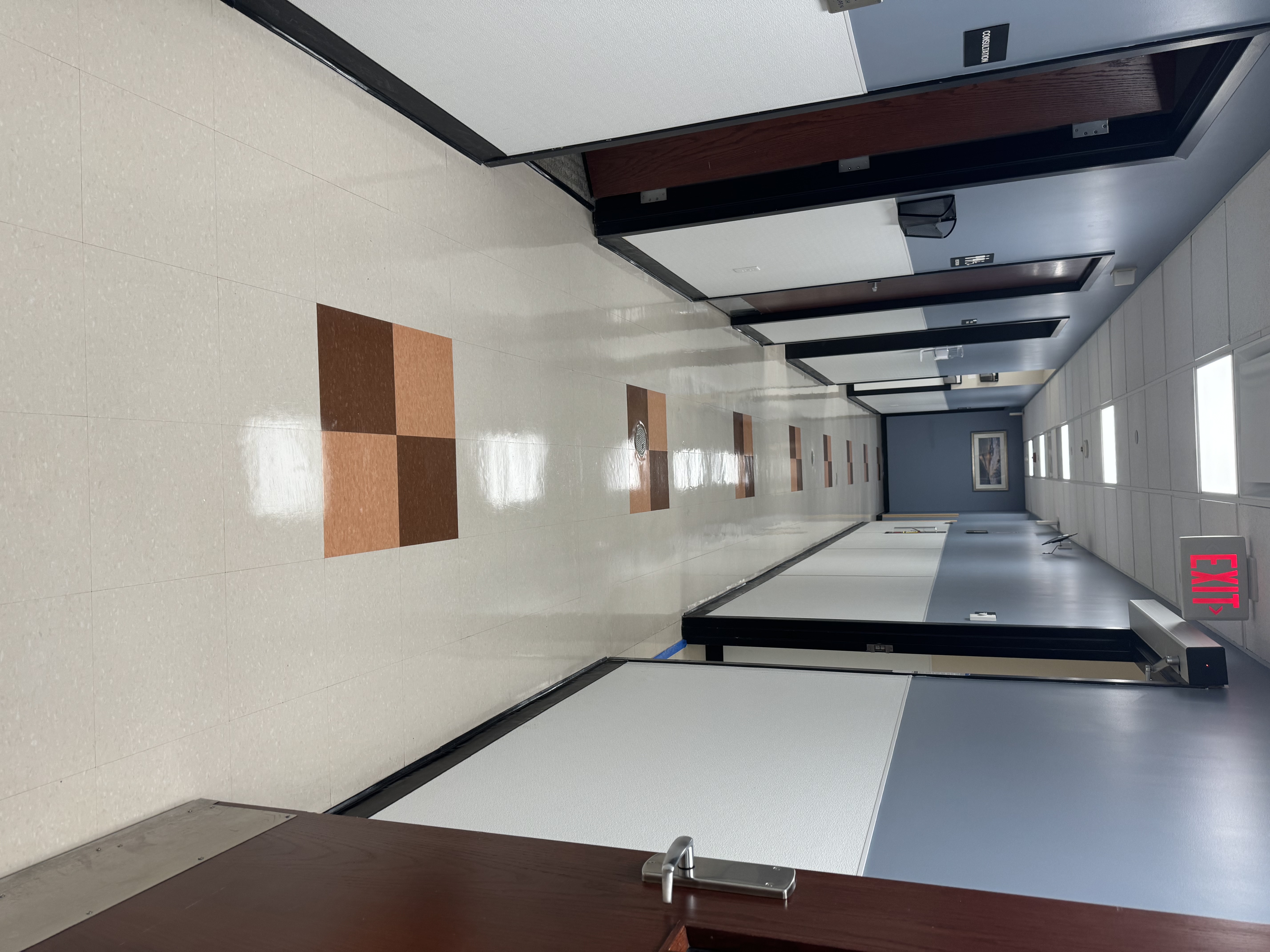 Recovery center hallway