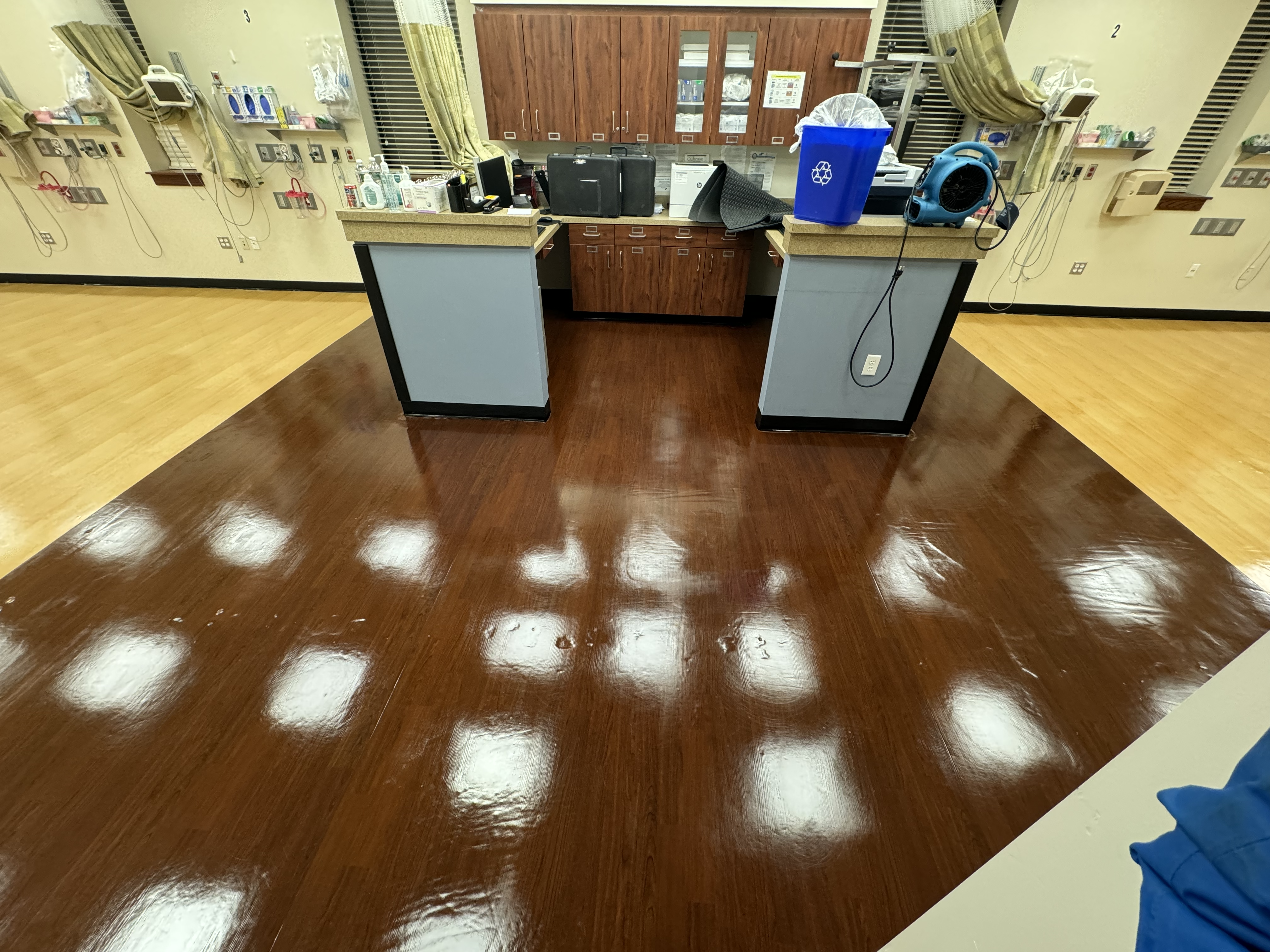 Nurse station in recovery